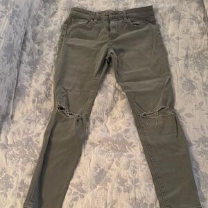 Joe's Jeans Sage Green Slim Fit Pants